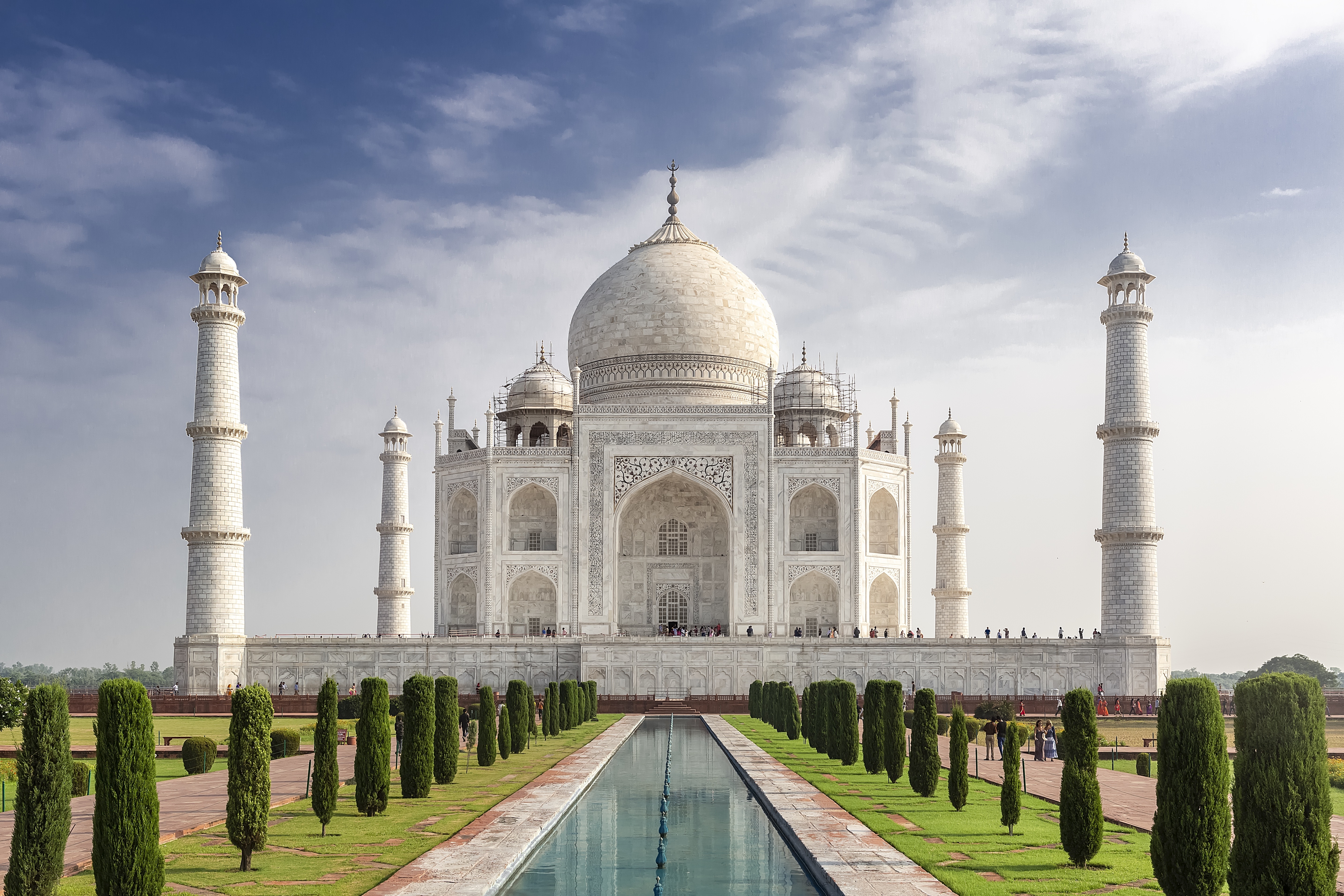 Taj Mahal India's famous historical monument. 
